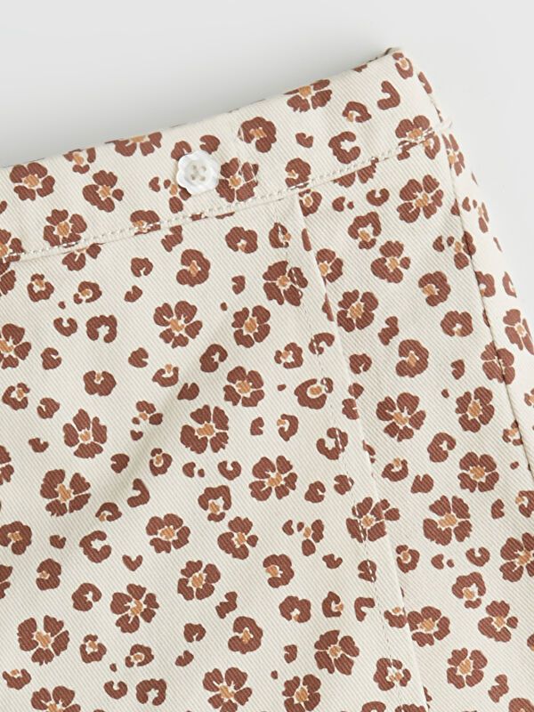 Moudda LC Waikiki - Short / bermuda tissé Fille Imprimé marron - Tunisie 2