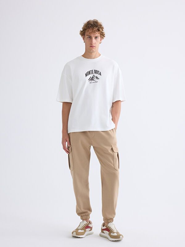 Moudda LC Waikiki - Pantalon en jersey Homme Beige foncé - Tunisie 1