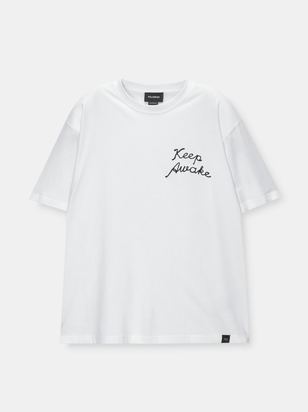 Moudda PULL & BEAR - T-Shirt Demi-Manches Brodé Poitrine - Tunisie 1