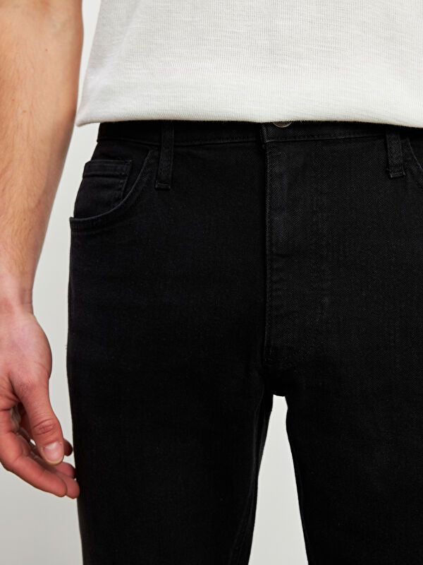 Moudda LC Waikiki - Pantalon jean tissé basique Homme Rodéo noir - Tunisie 3