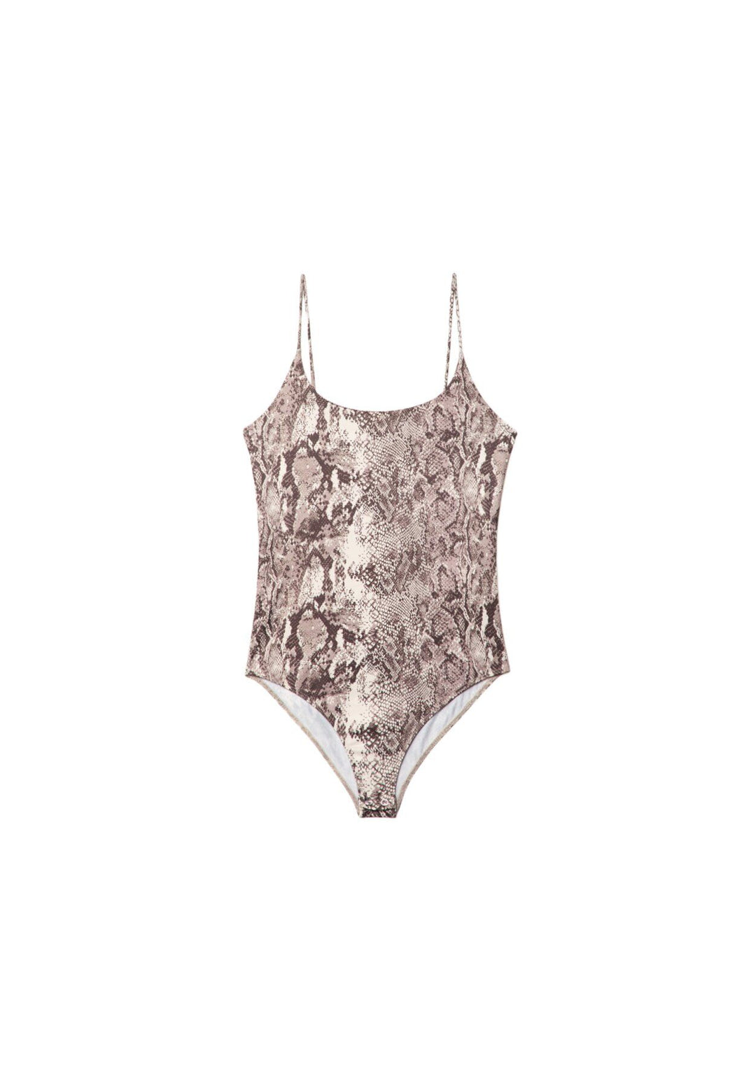 Moudda STRADIVARIUS - Body en Polyamide à Bretelles Fines Imprimé Tout-Over - Tunisie 1