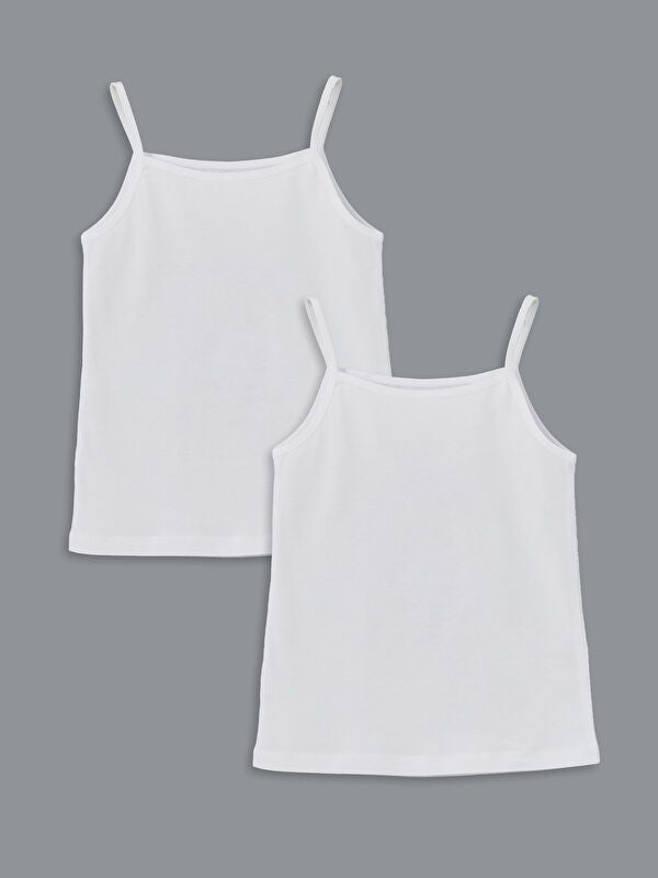 Moudda LC Waikiki - Débardeur en jersey Fille Buxe blanc - Tunisie 1