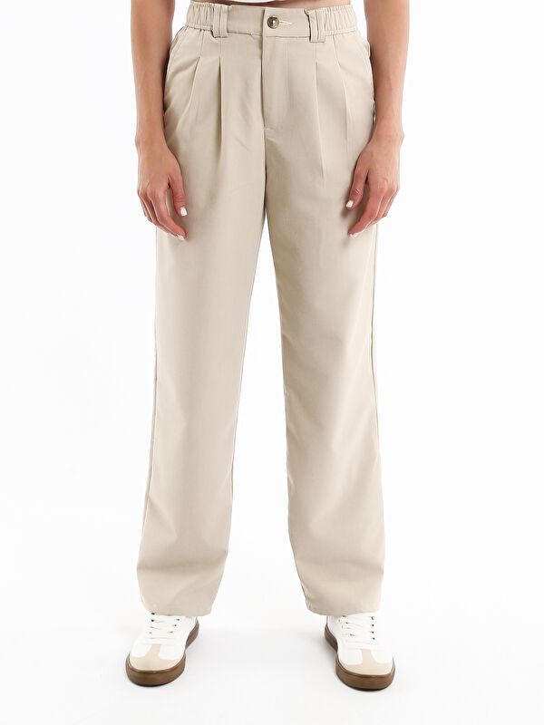 Moudda LC Waikiki - Pantalon tissé moyen Homme Beige - Tunisie 2