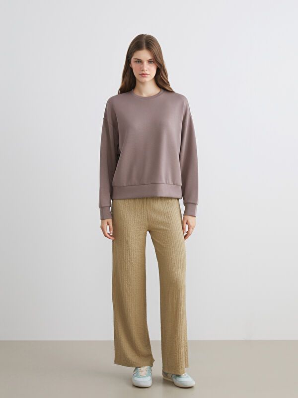 Moudda LC Waikiki - Sweatshirt en jersey Femme Brun - Tunisie 2