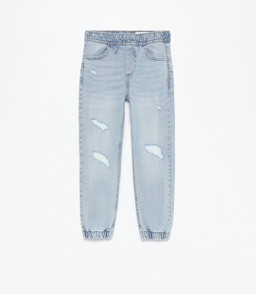 Moudda Lefties - Pantalon Jogger Denim Fantaisie - Effet Déchiré - Tunisie 2
