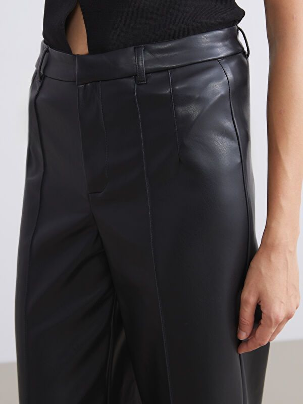 Moudda LC Waikiki - Pantalon tissé moyen Femme Noir - Tunisie 3