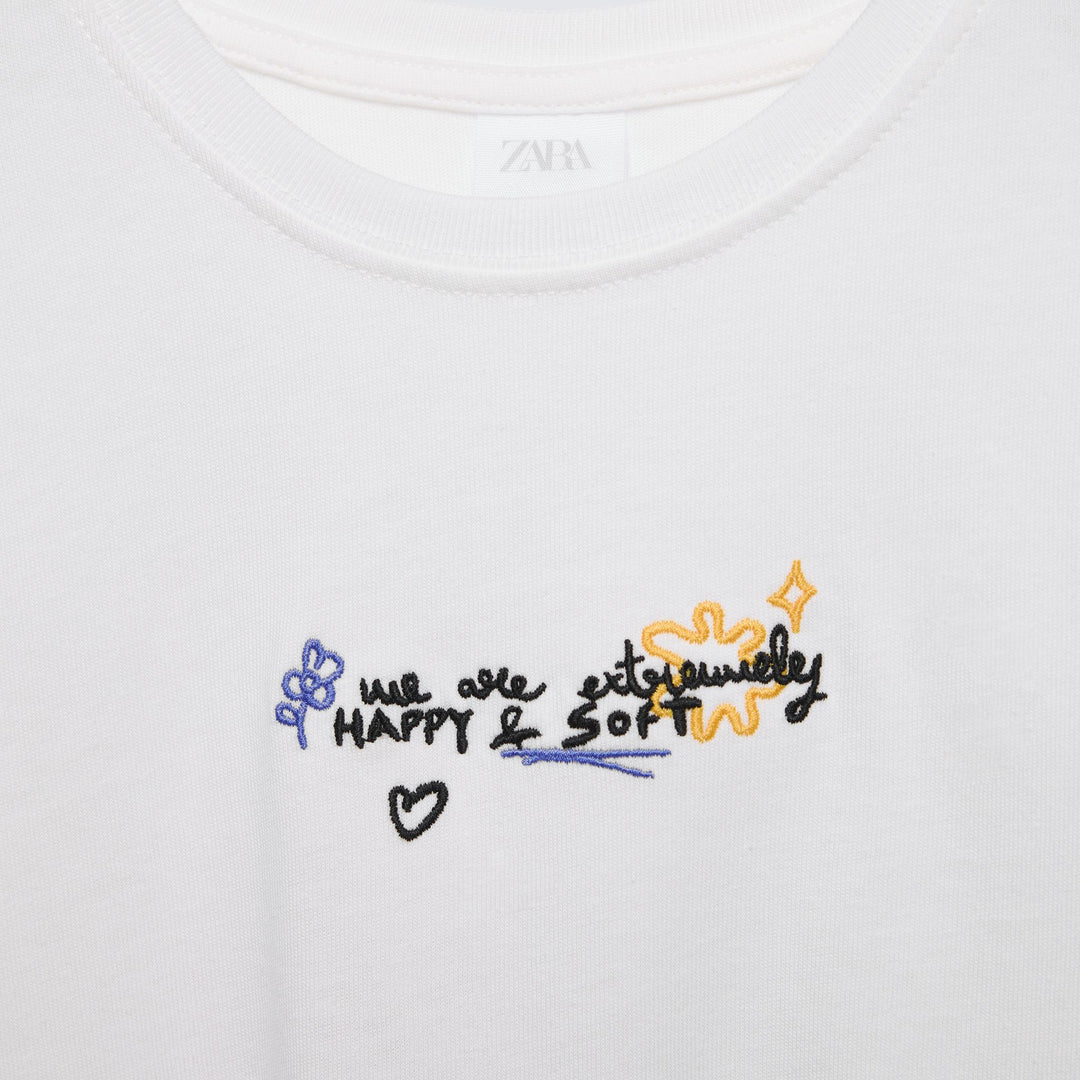 Moudda ZARA - T-shirt brodé dos bouclé - Tunisie 3