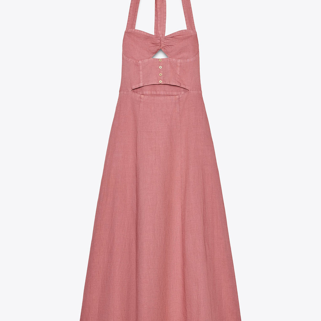 Moudda ZARA - Robe Midi Halter - Découpe - Tunisie 1
