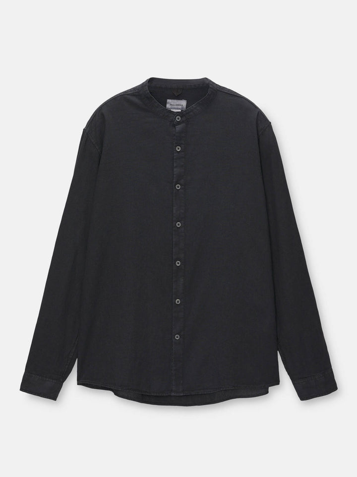 Moudda PULL & BEAR - Chemise Manches Longues Basique Col Mao - Tunisie 4