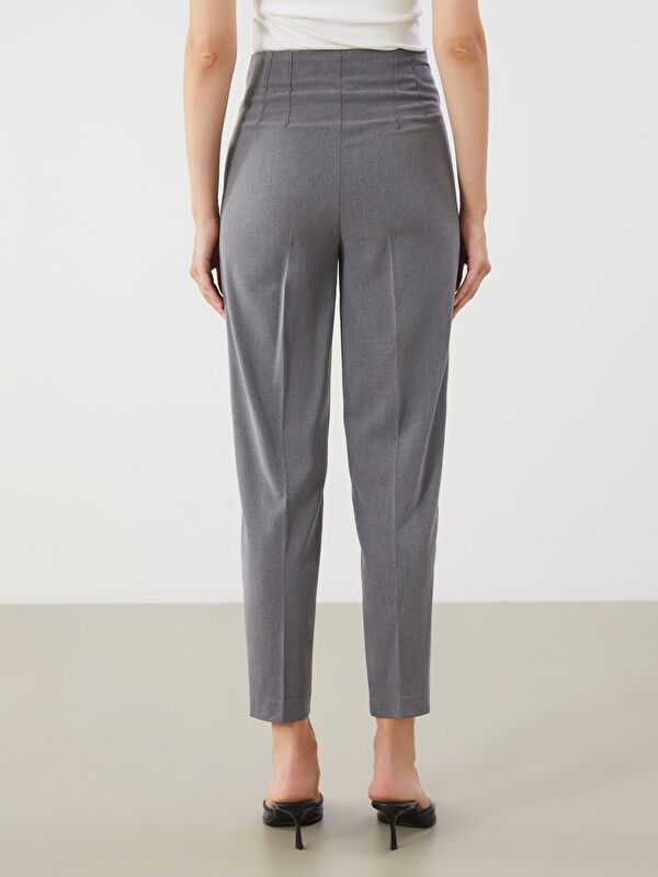 Moudda LC Waikiki - Pantalon tissé moyen Femme Mélange de gris - Tunisie 4