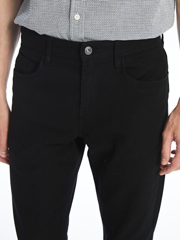 Moudda LC Waikiki - Pantalon chino tissé moyen Homme Noir - Tunisie 3