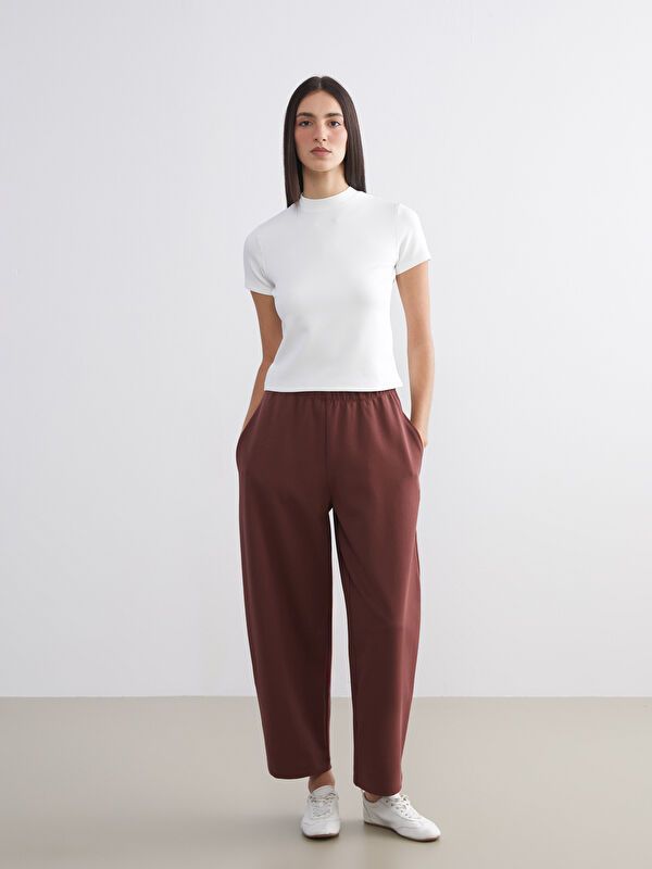 Moudda LC Waikiki - Pantalon en jersey Femme Brun - Tunisie 1