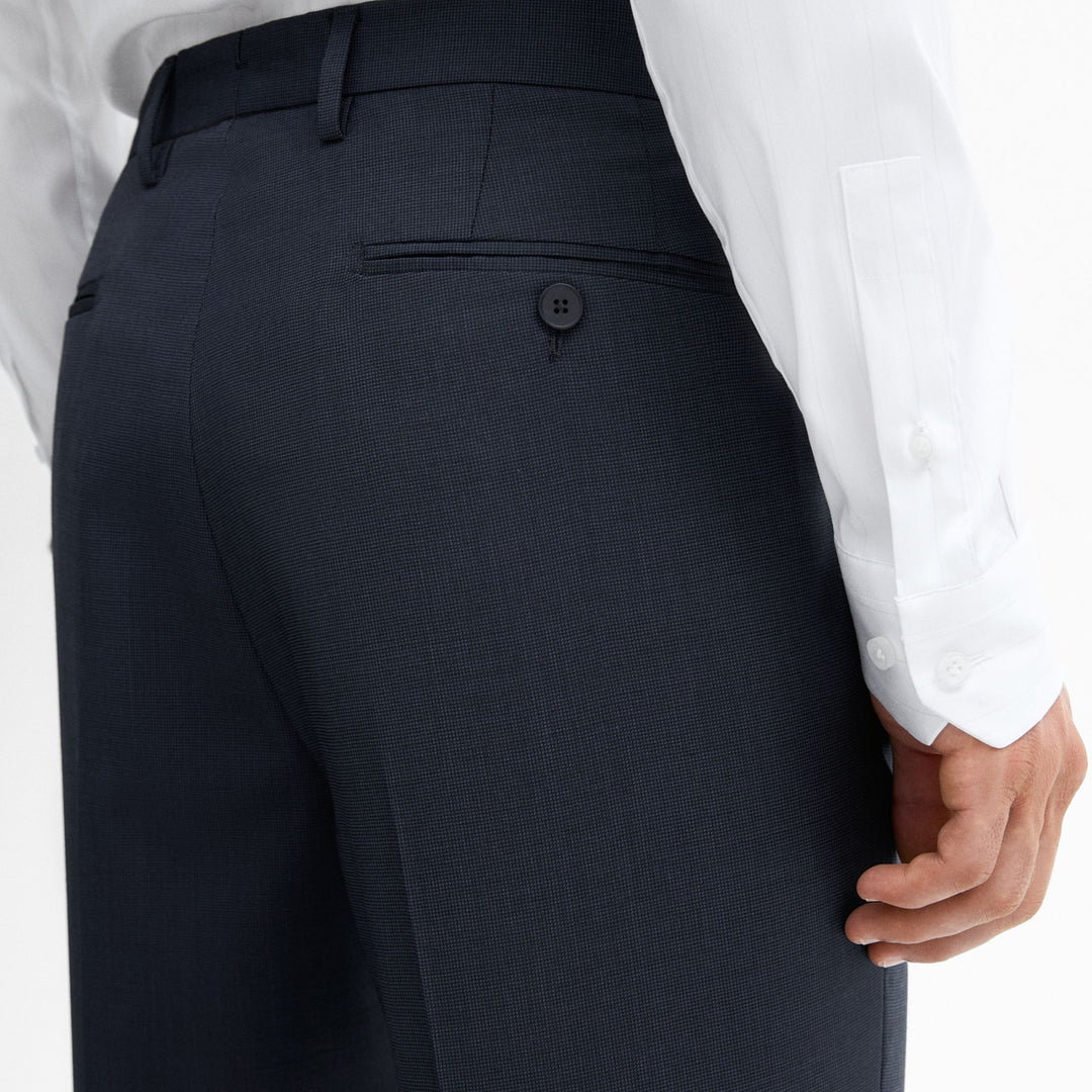 Moudda Massimo Dutti - Pantalon costume carreaux bleu clair - Tunisie 2