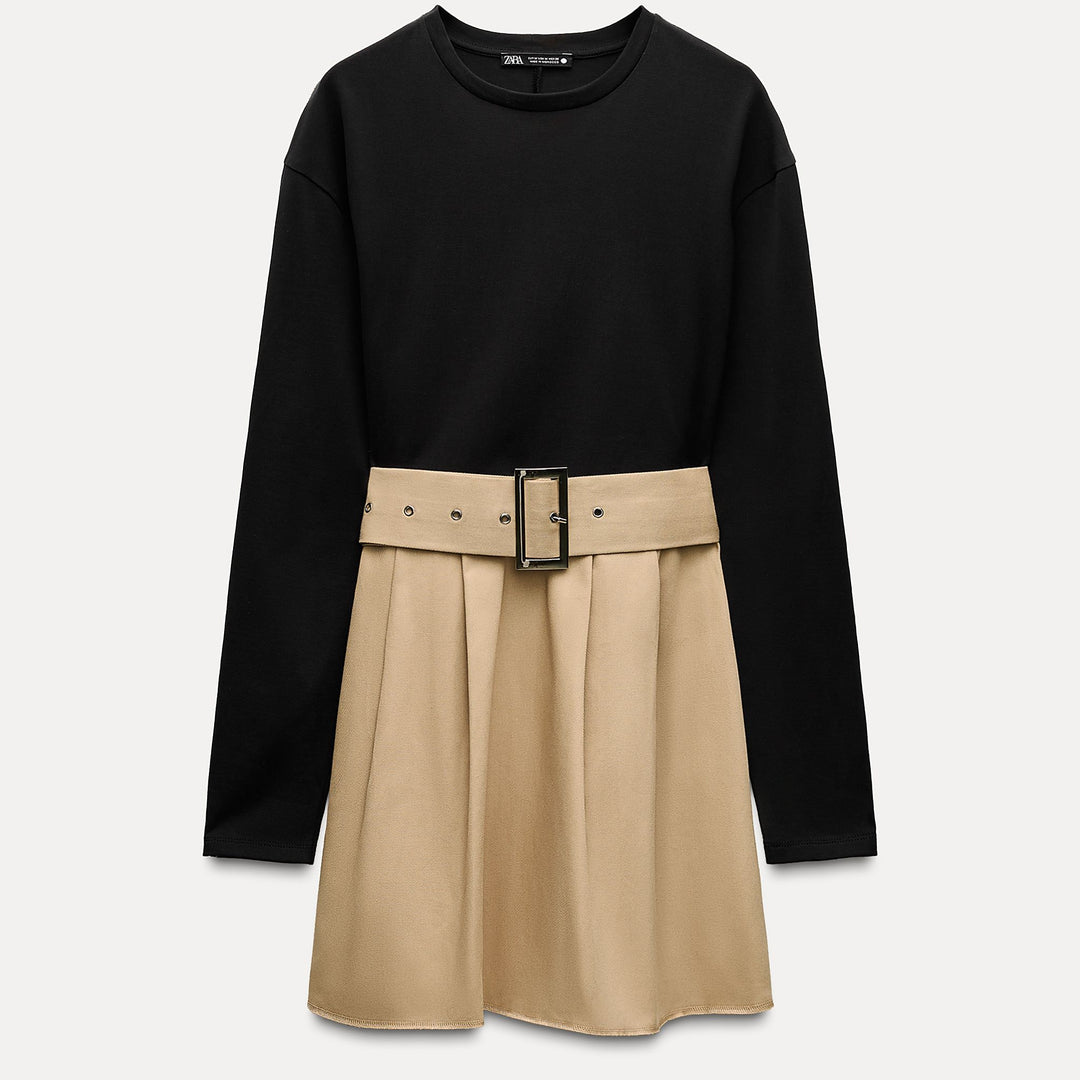 Moudda ZARA - Robe combinée courte ceinturée - Tunisie 1