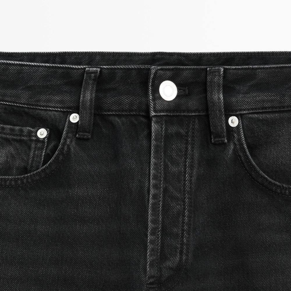 Moudda Massimo Dutti - Jean taille mi-haute jambe large longueur complète - recyclé - Tunisie 4