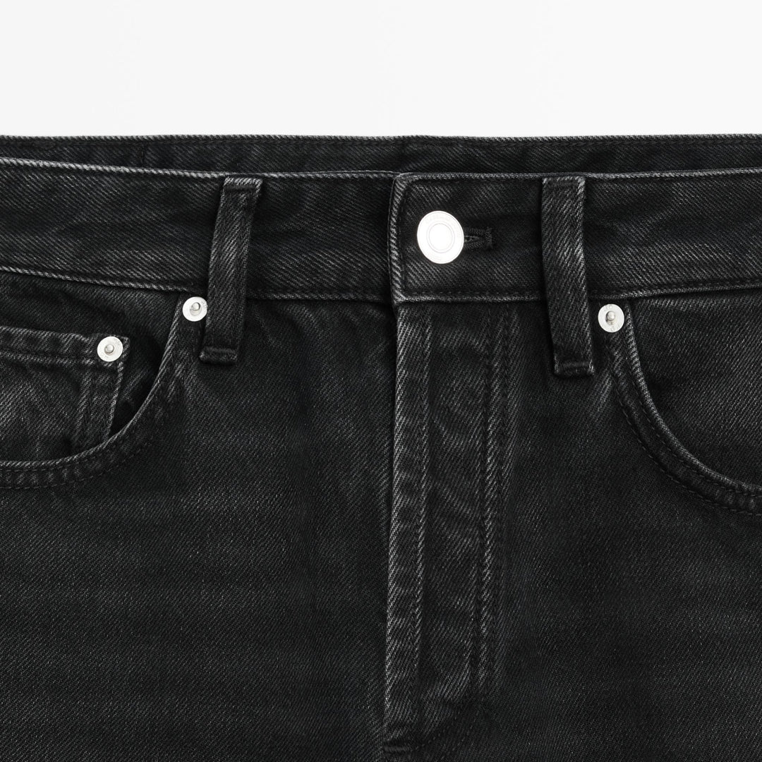 Moudda Massimo Dutti - Jean taille mi-haute jambe large longueur complète - recyclé - Tunisie 4