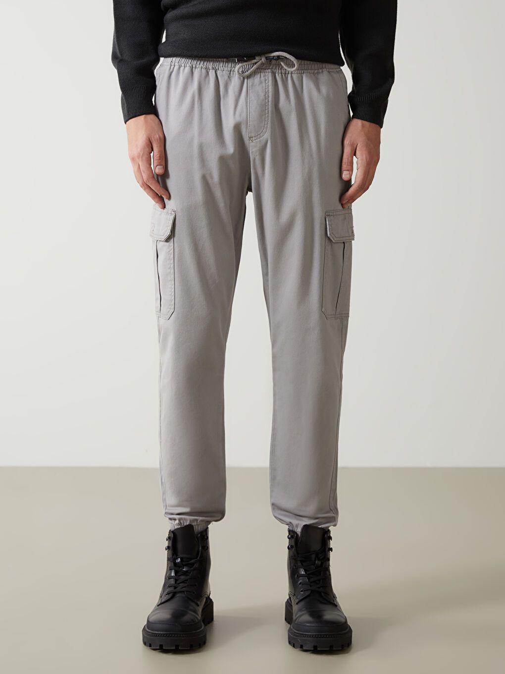 Moudda LC Waikiki - Pantalon cargo tissé Homme Gris - Tunisie 1