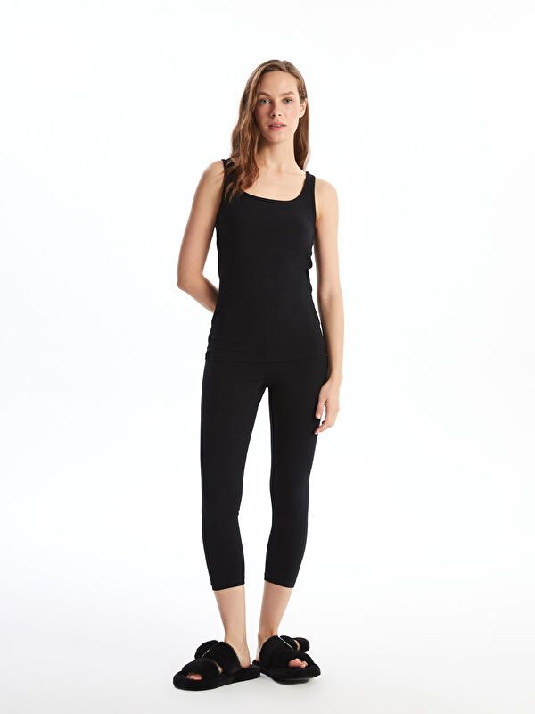 Moudda LC Waikiki - Débardeur base sous-vêtements Femme Noir - Tunisie 2