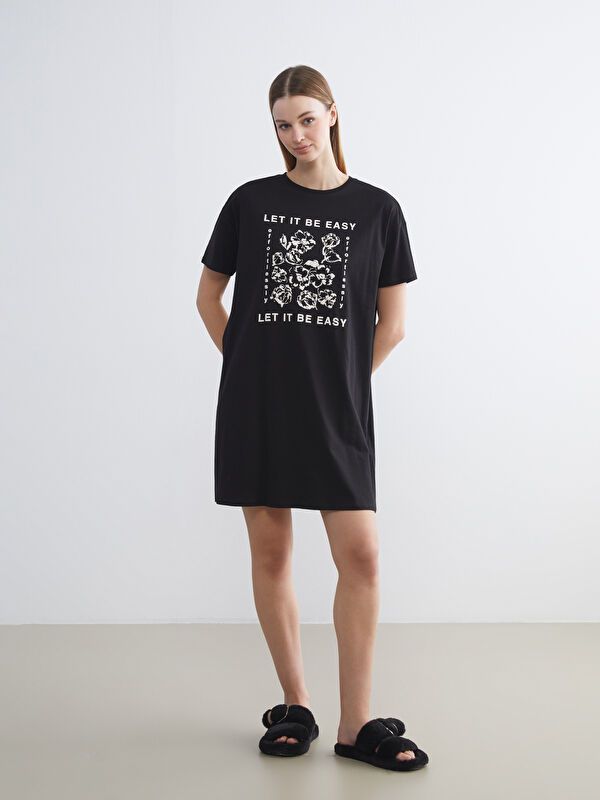 Moudda LC Waikiki - Chemise de nuit Femme Noir - Tunisie 1