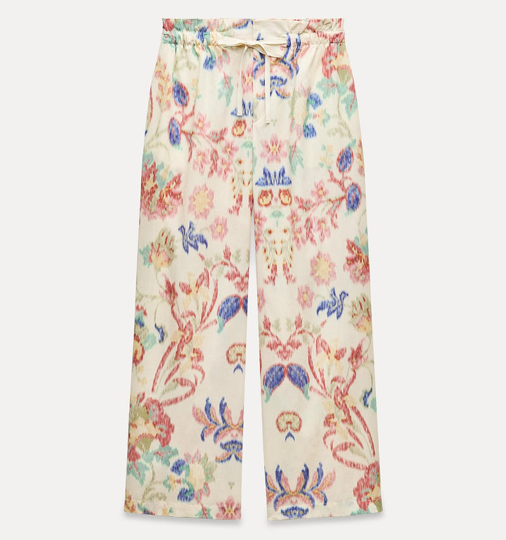 Moudda ZARA - Set pantalon paperbag imprimé - Tunisie 5