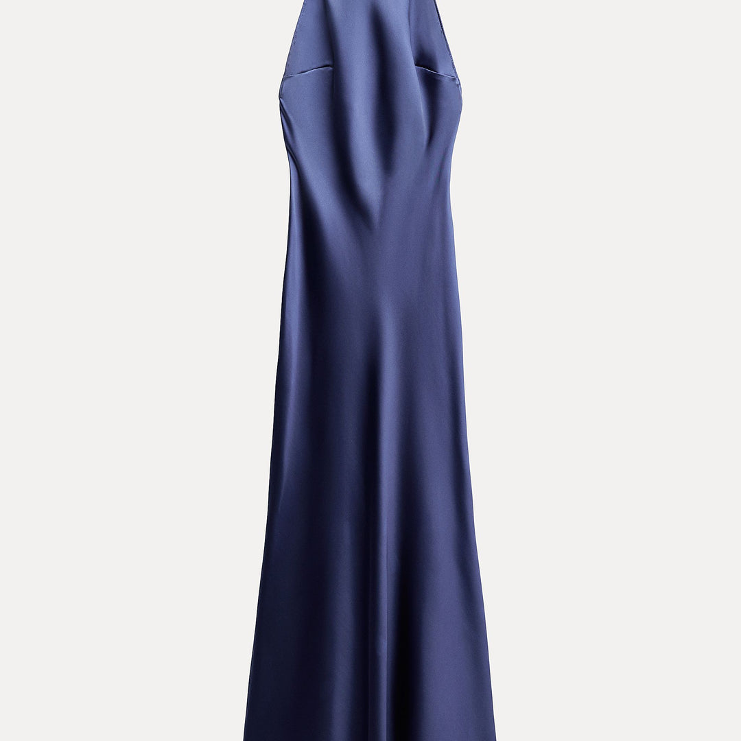 Moudda ZARA - Robe longue satinée col licou nœud dos ouvert - Tunisie 2