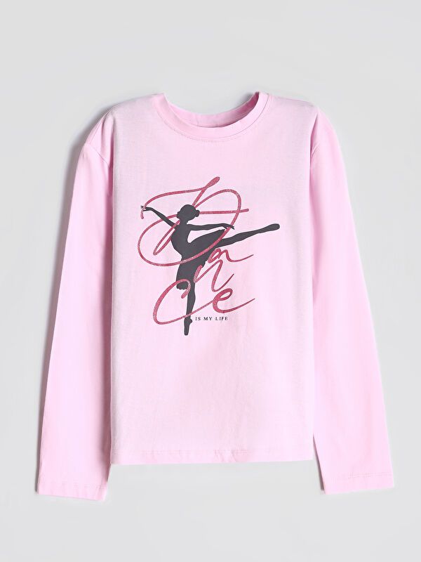 Moudda LC Waikiki - Body en jersey manches longues Fille Lilas rose - Tunisie 1