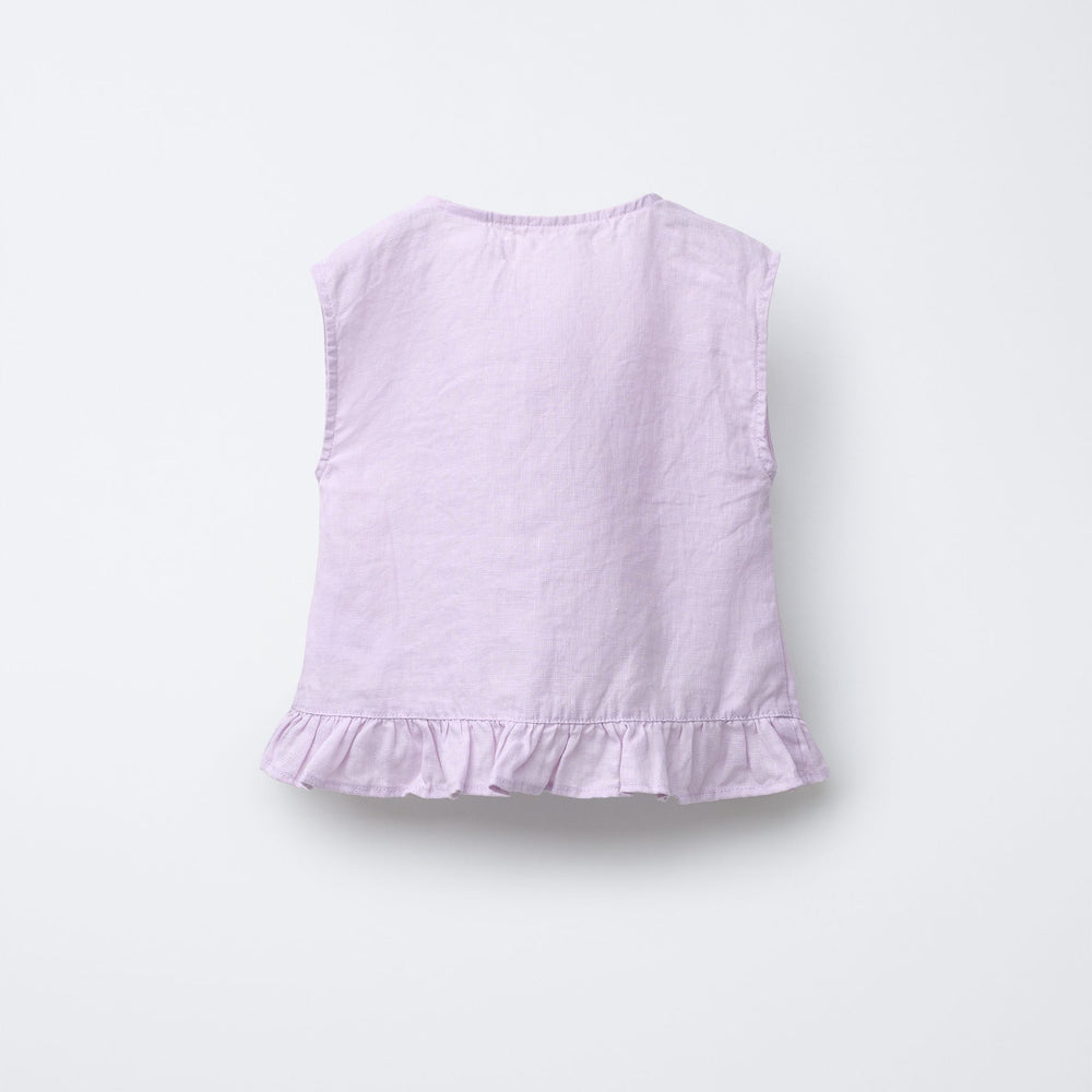 Moudda ZARA - Chemise Enfant Lin - Volants & Twinset - Tunisie 2