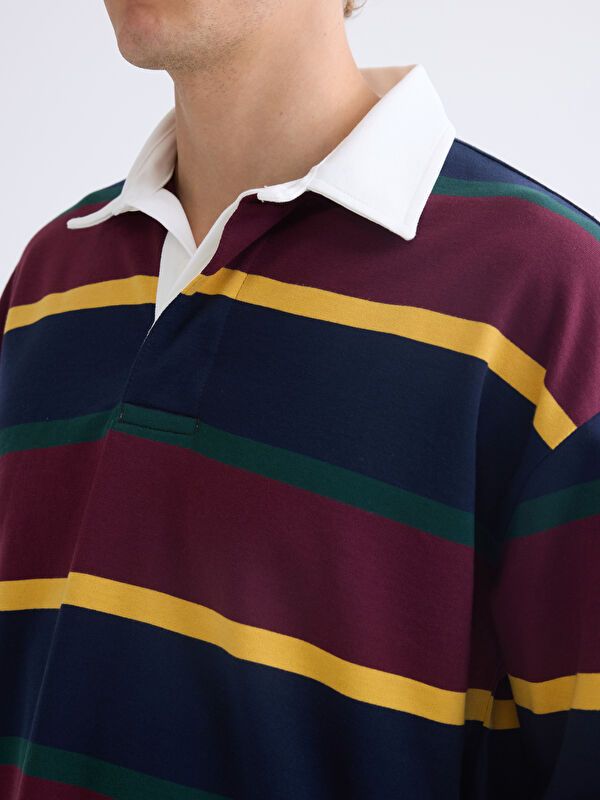 Moudda LC Waikiki - Sweatshirt en jersey Homme Bordeaux - Tunisie 3