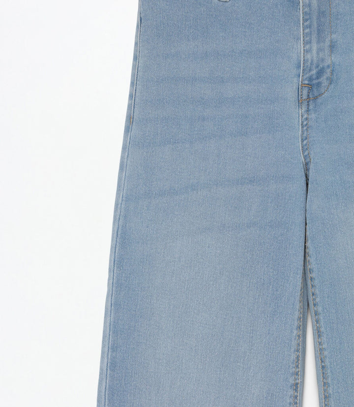 Moudda Lefties - Pantalon Wide Leg Marine Denim - Fille D3 - Tunisie 4