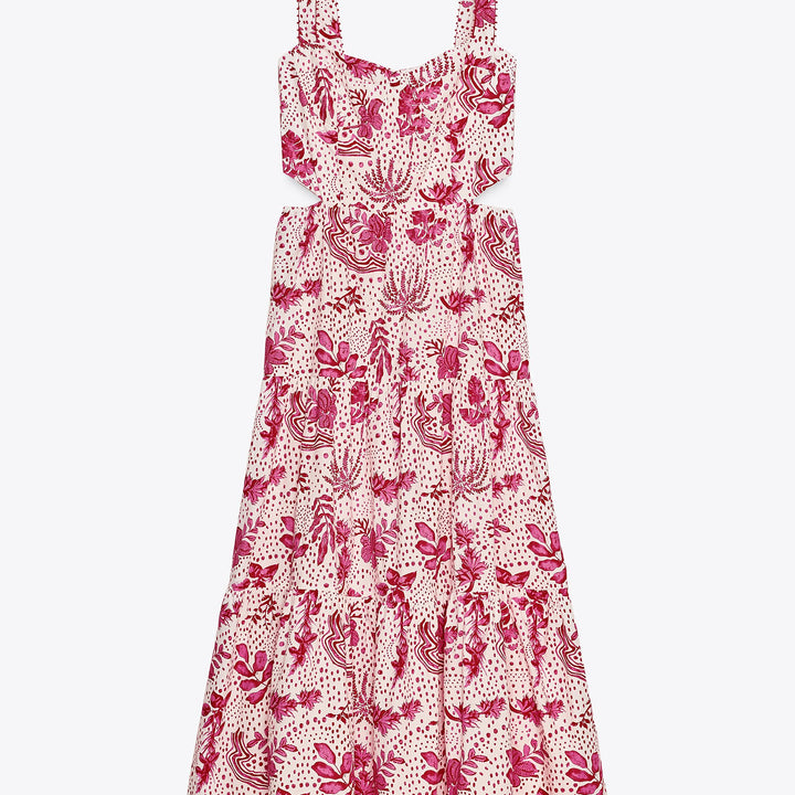 Moudda ZARA - Robe Lingerie - Imprimé, Perles & Bretelles - Tunisie 1