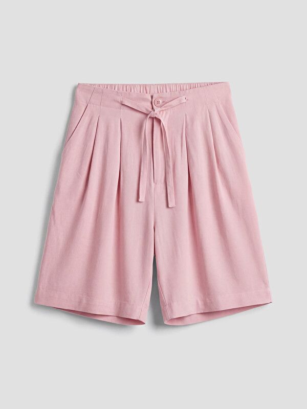 Moudda LC Waikiki - Bermuda en tissu pour Fille couleur Rose terne - Tunisie 1
