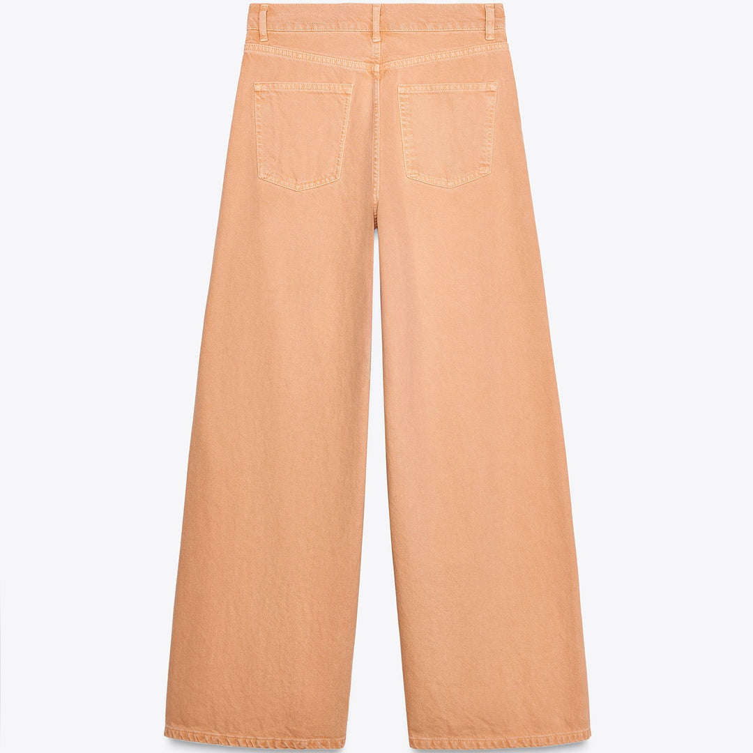 Moudda ZARA - Pantalon Wide Leg - Couture Torsadée & Orange - Tunisie 2