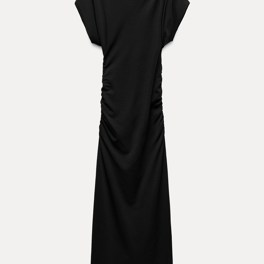 Moudda ZARA - Robe longue ajustée détail drapé taille - Tunisie 1