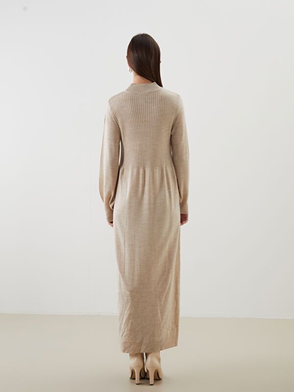 Moudda LC Waikiki - Robe tricot Femme Mélange beige - Tunisie 4