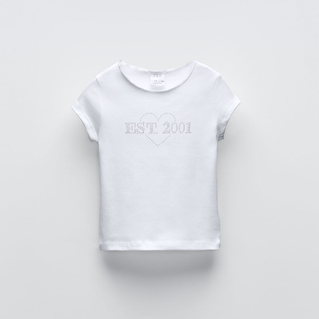 Moudda ZARA - T-shirt brillants et dentelle - Tunisie 2