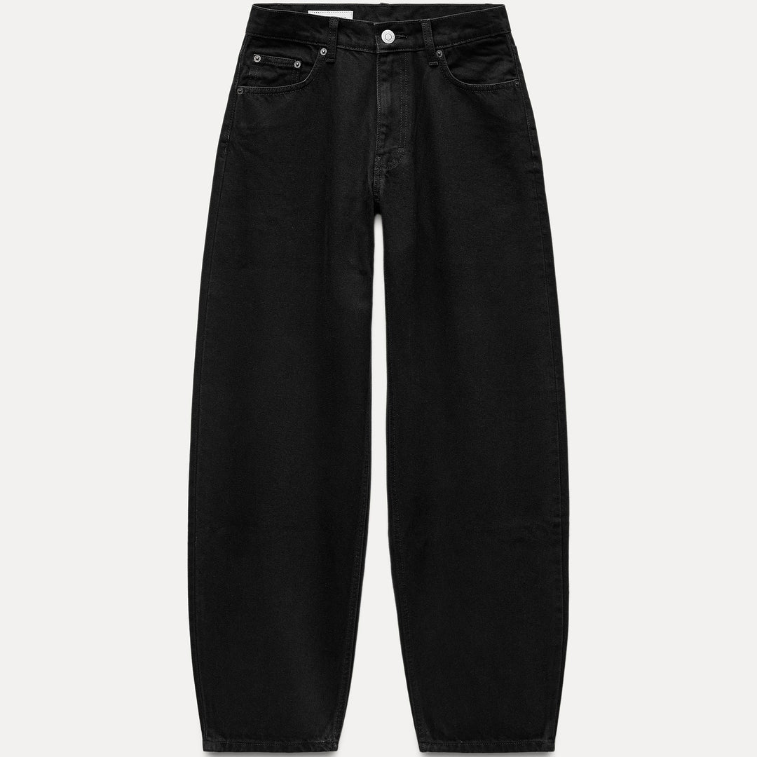 Moudda ZARA - Noir – pantalon ballon taille mi-haute longueur complète - Tunisie 2