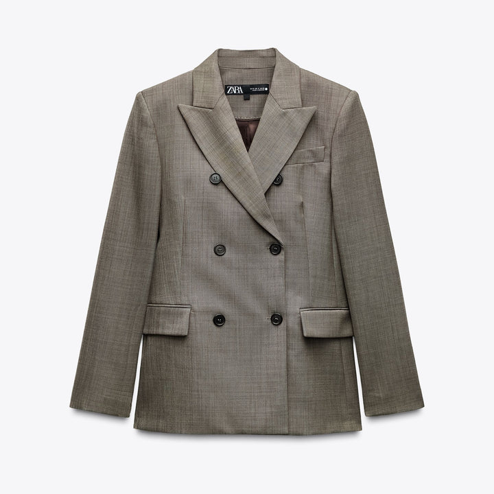 Moudda ZARA - Blazer Cintré Croisé - Laine (Wardrobe) - Tunisie 1