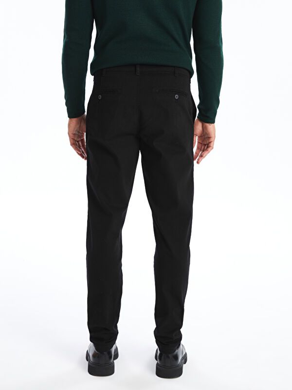 Moudda LC Waikiki - Pantalon chino tissé moyen Homme Noir - Tunisie 4