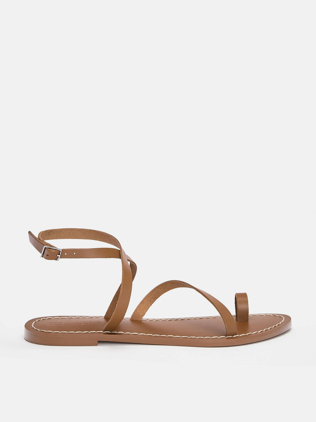 Moudda PULL & BEAR - Sandales Plates en Cuir - Tunisie 7