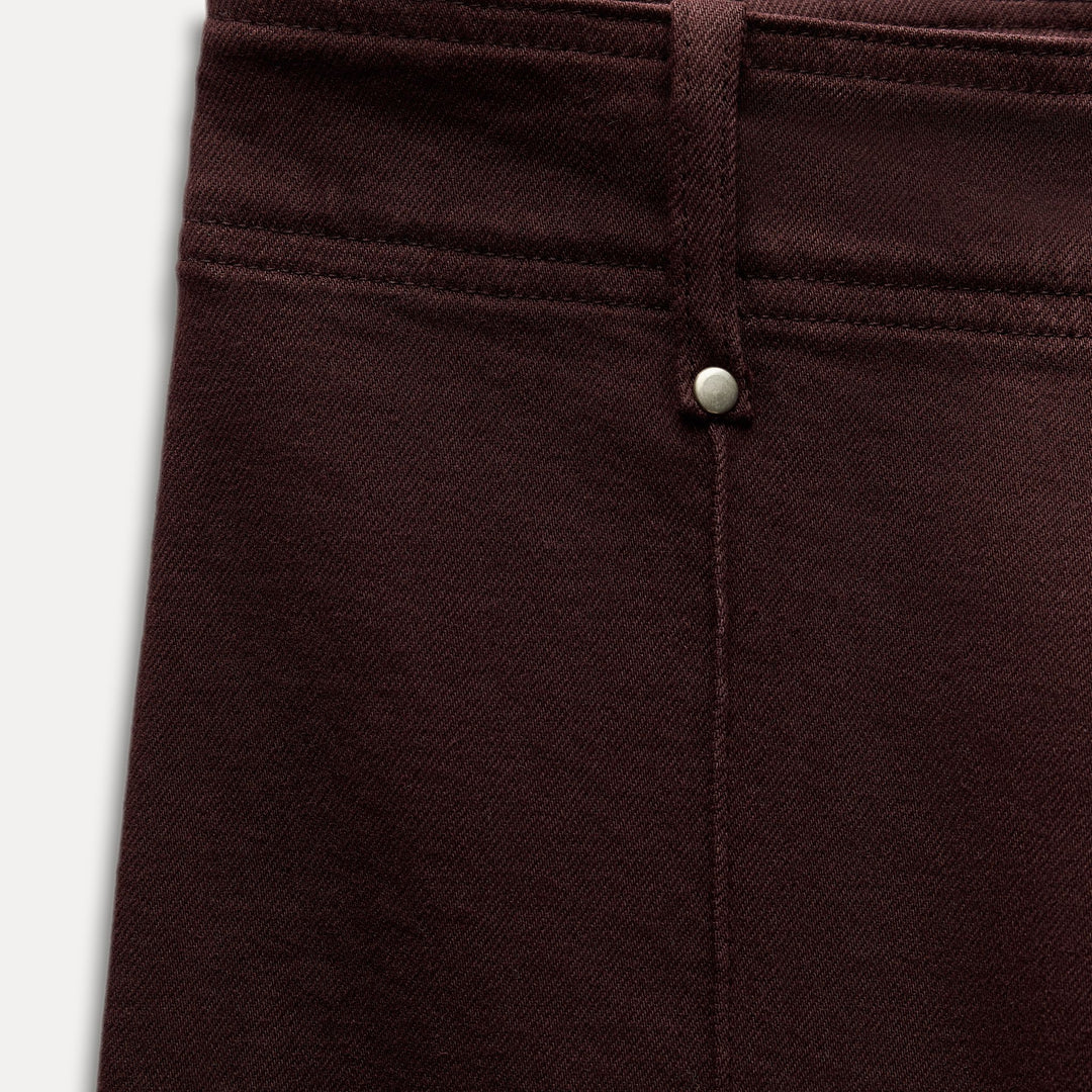 Moudda ZARA - Pantalon tailleur jambe large bordeaux - Tunisie 3