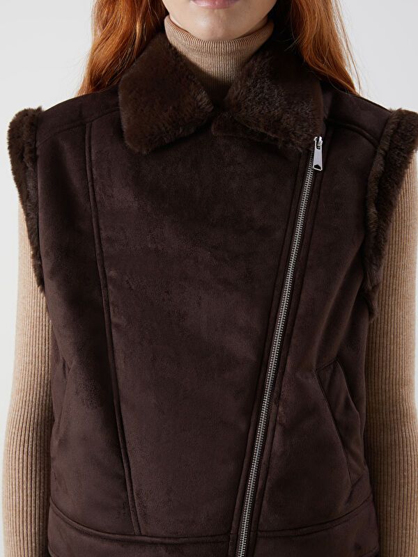 Moudda LC Waikiki - Veste sans manches Femme Brun - Tunisie 3