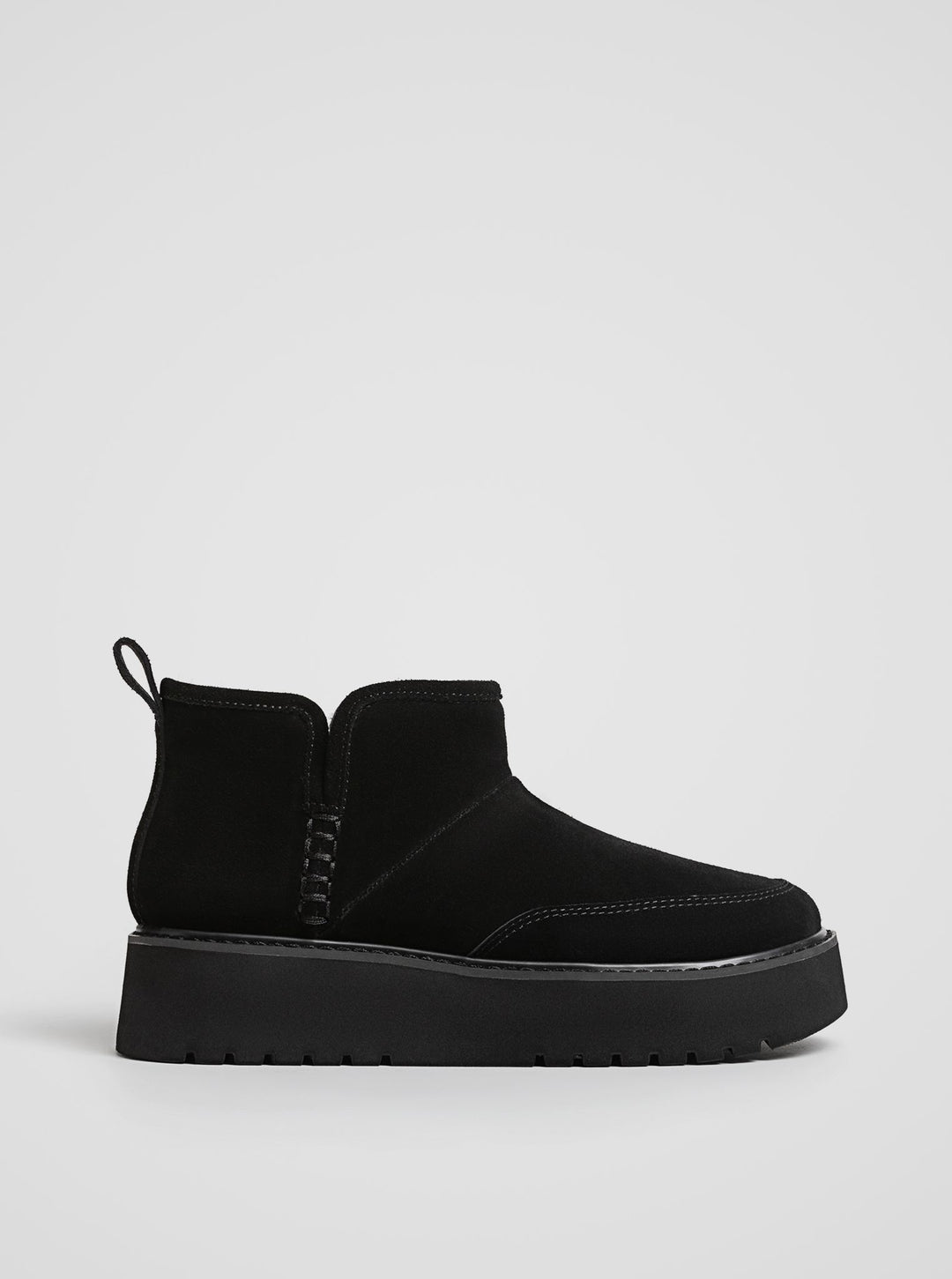 Moudda STRADIVARIUS - Bottines Plates en Fourrure et Cuir - Tunisie 2