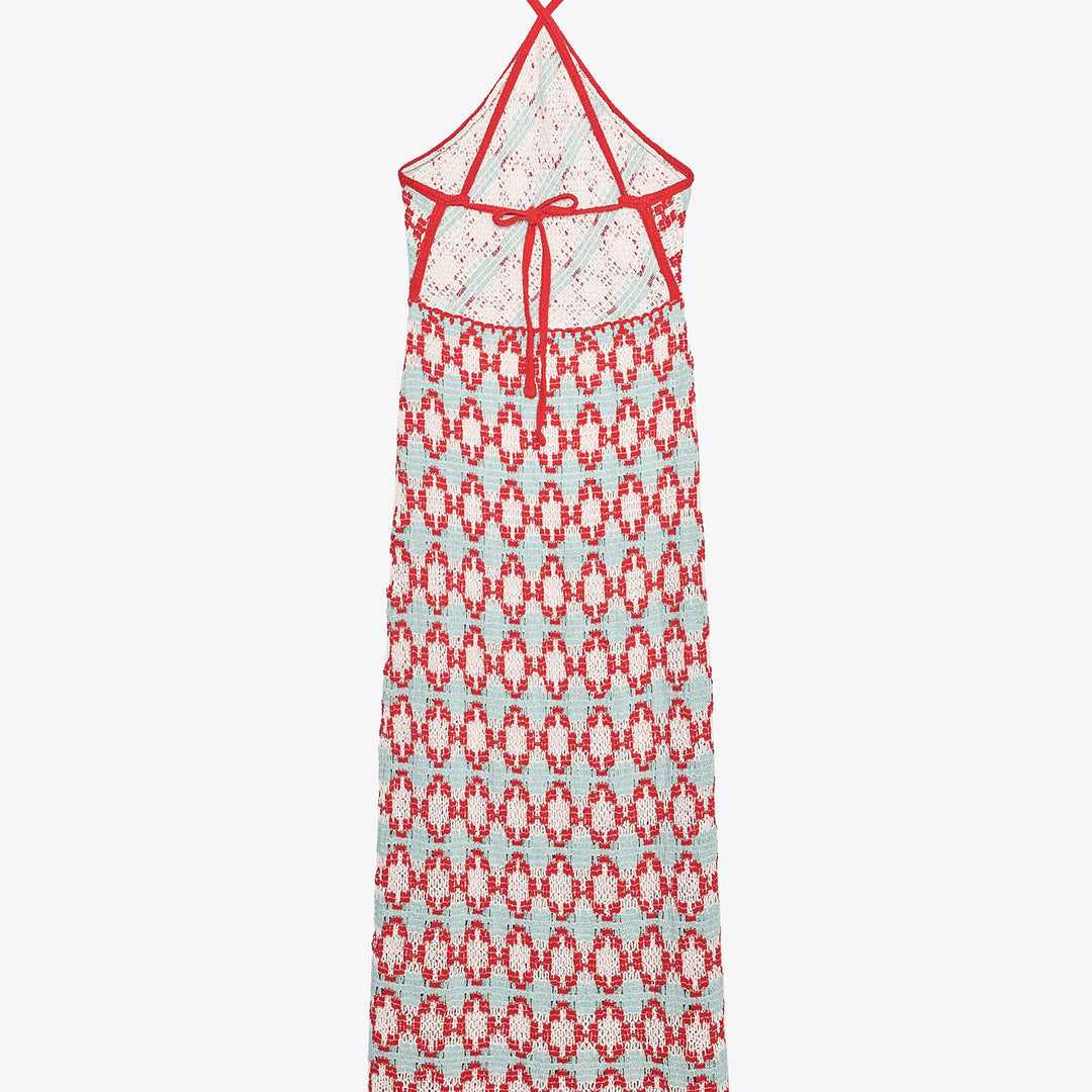 Moudda ZARA - Robe - Col Halter & Faux Crochet Couleurs - Tunisie 2