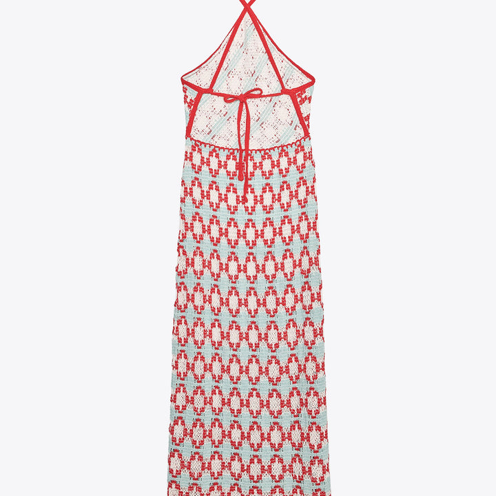 Moudda ZARA - Robe - Col Halter & Faux Crochet Couleurs - Tunisie 2