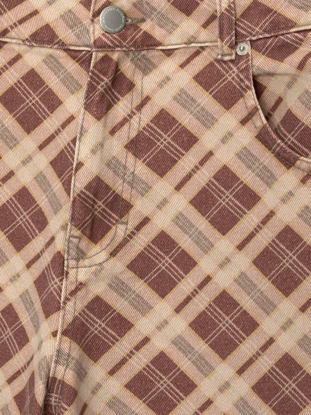 Moudda PULL & BEAR - Pantalon Ballon Baggy Losanges - Tunisie 3