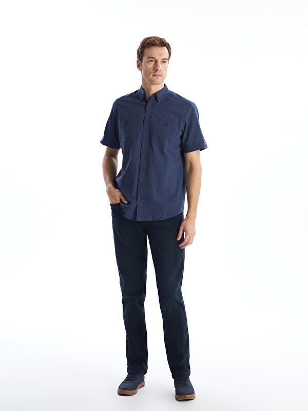 Moudda LC Waikiki - Chemise manches courtes en tissu pour Homme - Tunisie 2