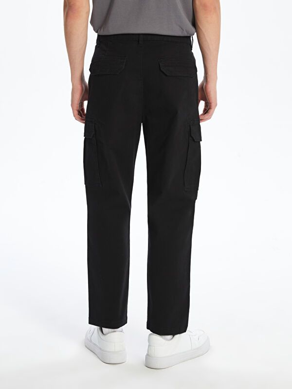 Moudda LC Waikiki - Pantalon cargo tissé Homme Noir - Tunisie 4