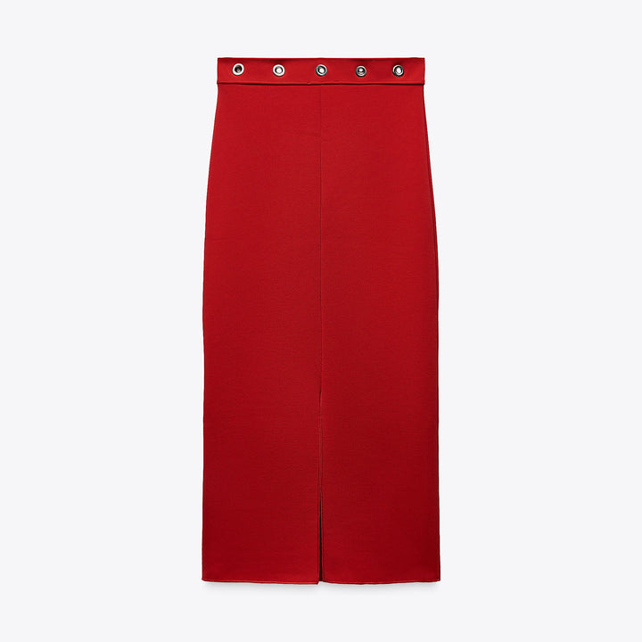 Moudda ZARA - Jupe Midi - Stretch & Œillets Taille - Tunisie 2
