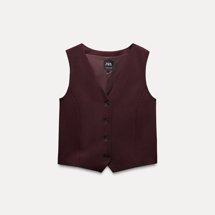 Moudda ZARA - Gilet masculin laine froide passants latéraux coordonné - Tunisie 2