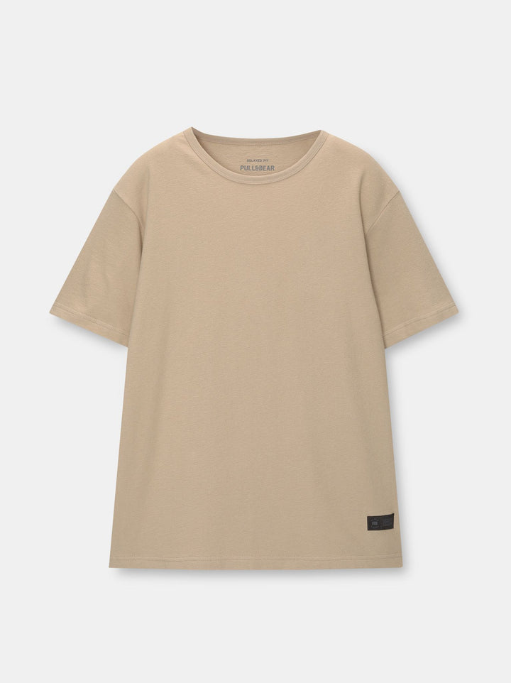 Moudda PULL & BEAR - T-Shirt Demi-Manches Structure Rustique Black Label - Tunisie 1
